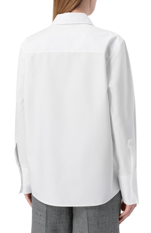 Хлопковая рубашка HUGO 50556398 Белый  50556398 Фото 4