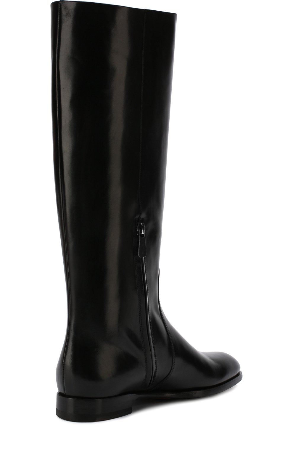 Кожаные сапоги на низком каблуке SANTONI, арт. WSRV56856BJ4CBGNN01, фото 4