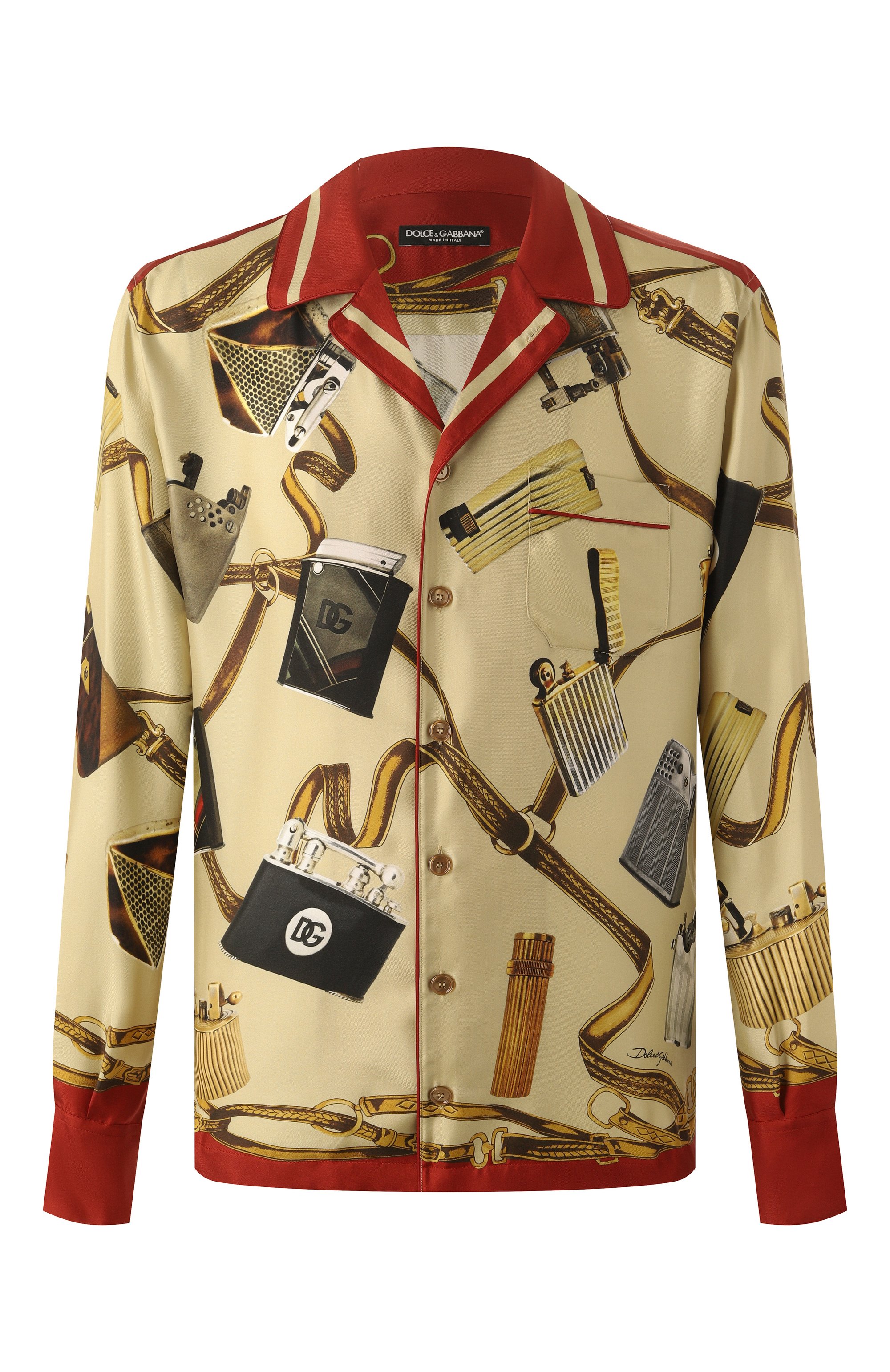 Шелковая рубашка DOLCE & GABBANA, арт. G5IF1T/HI1VN, фото 1