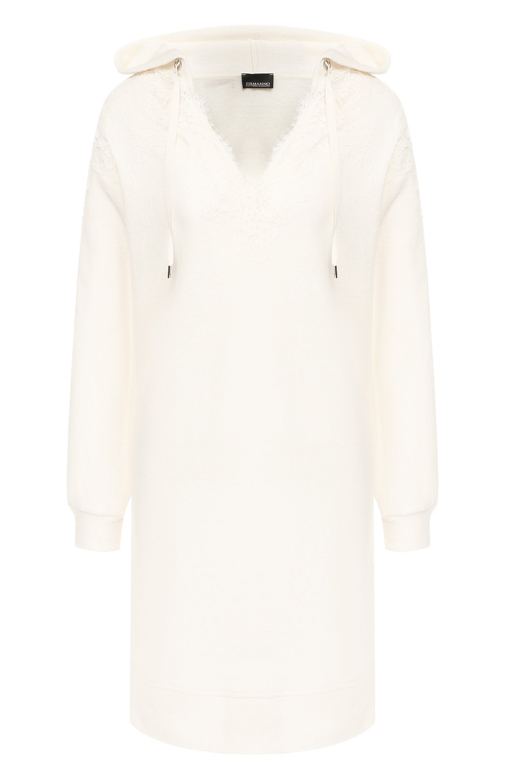Шерстяное платье ERMANNO ERMANNO SCERVINO бежевого цвета по цене 69400 руб., арт. 45T AB31 PAS, фото 1 Шерстяное платье ERMANNO ERMANNO SCERVINO, арт. 45T AB31 PAS, фото 1