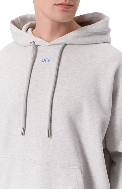 Хлопковое худи OFF-WHITE, арт. 0MBB085F25FLE00H, фото 5