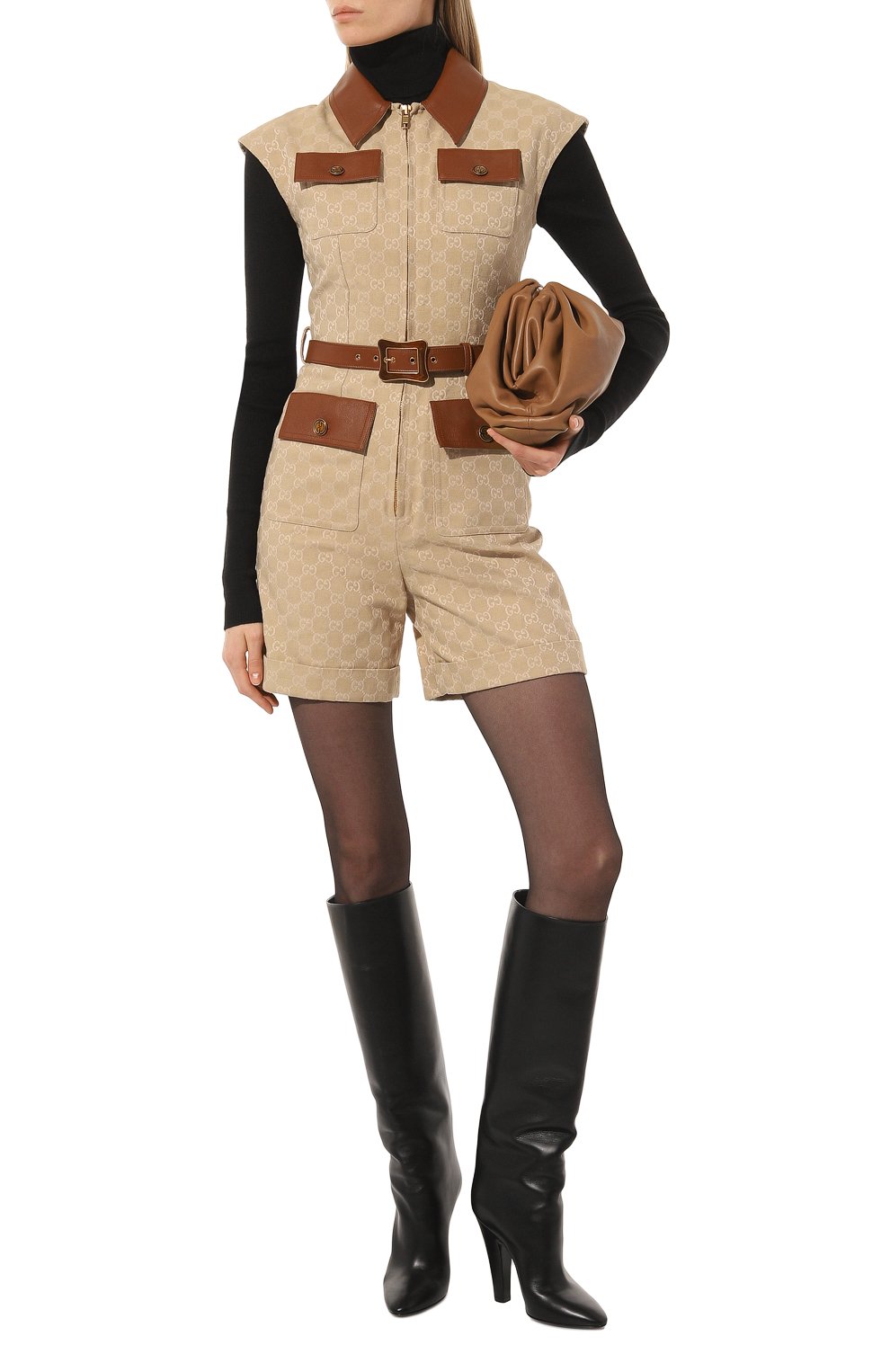 Хлопковый комбинезон GUCCI, арт. 676198 Z8ATF, фото 2