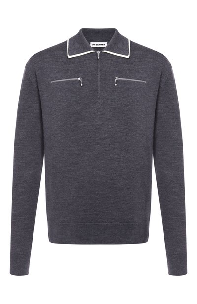Мужское шерстяное поло JIL SANDER, арт. J22GL0119-J14782