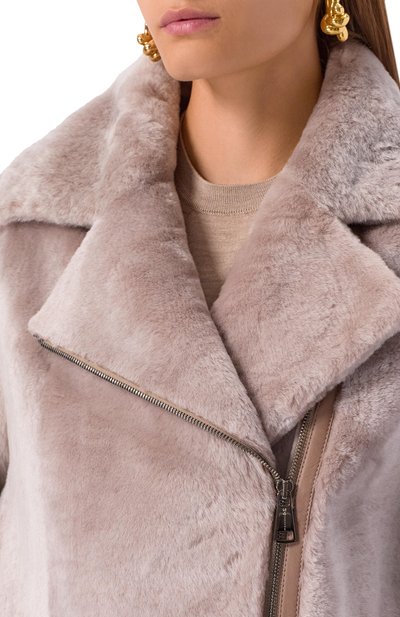 Дубленка из овчины MANZONI24, арт. 25M1418-S21/48-50, фото 5