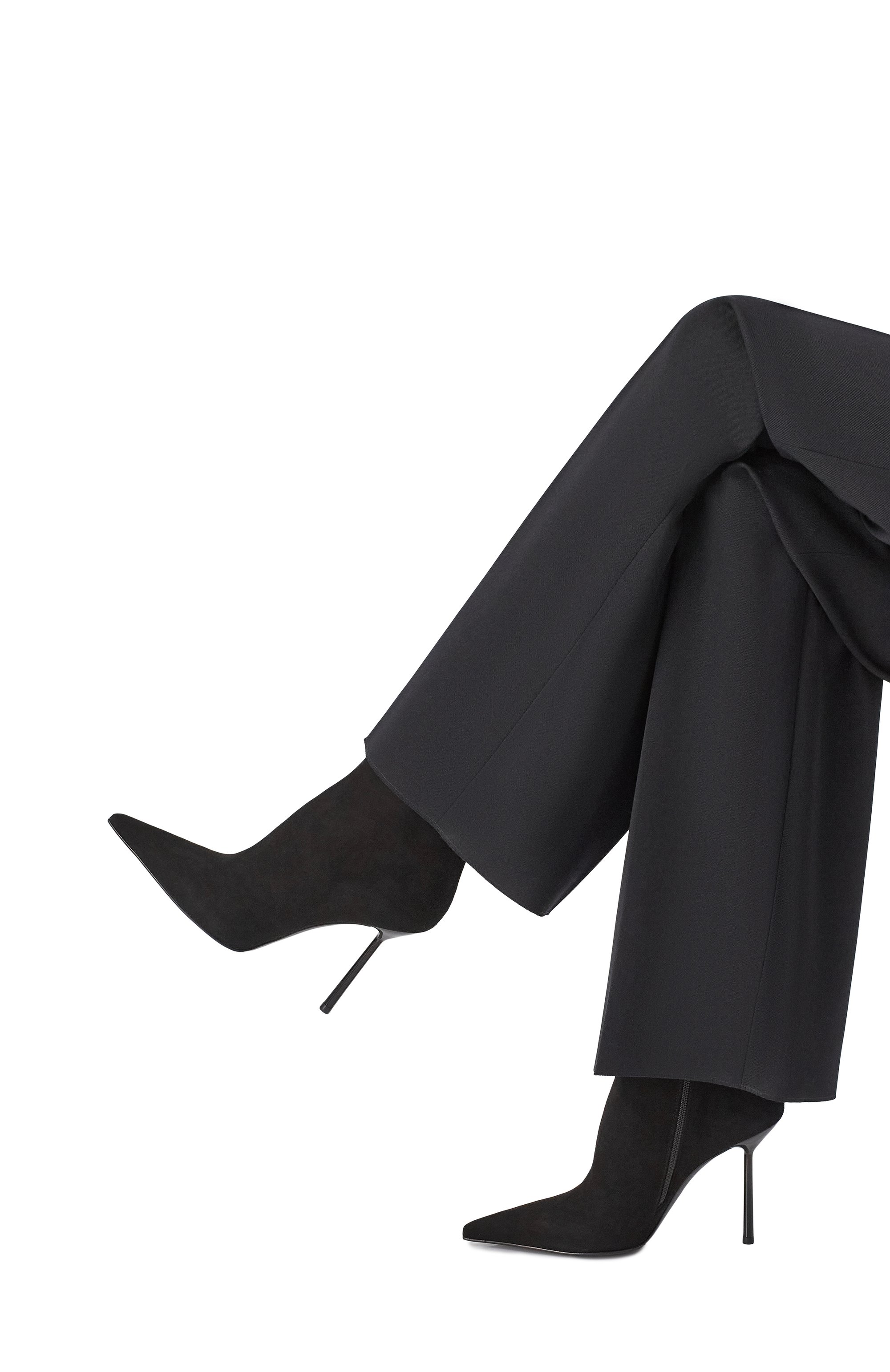 Замшевые ботильоны bella 100 LE SILLA, арт. 4217C090BXPPVEL, фото 3