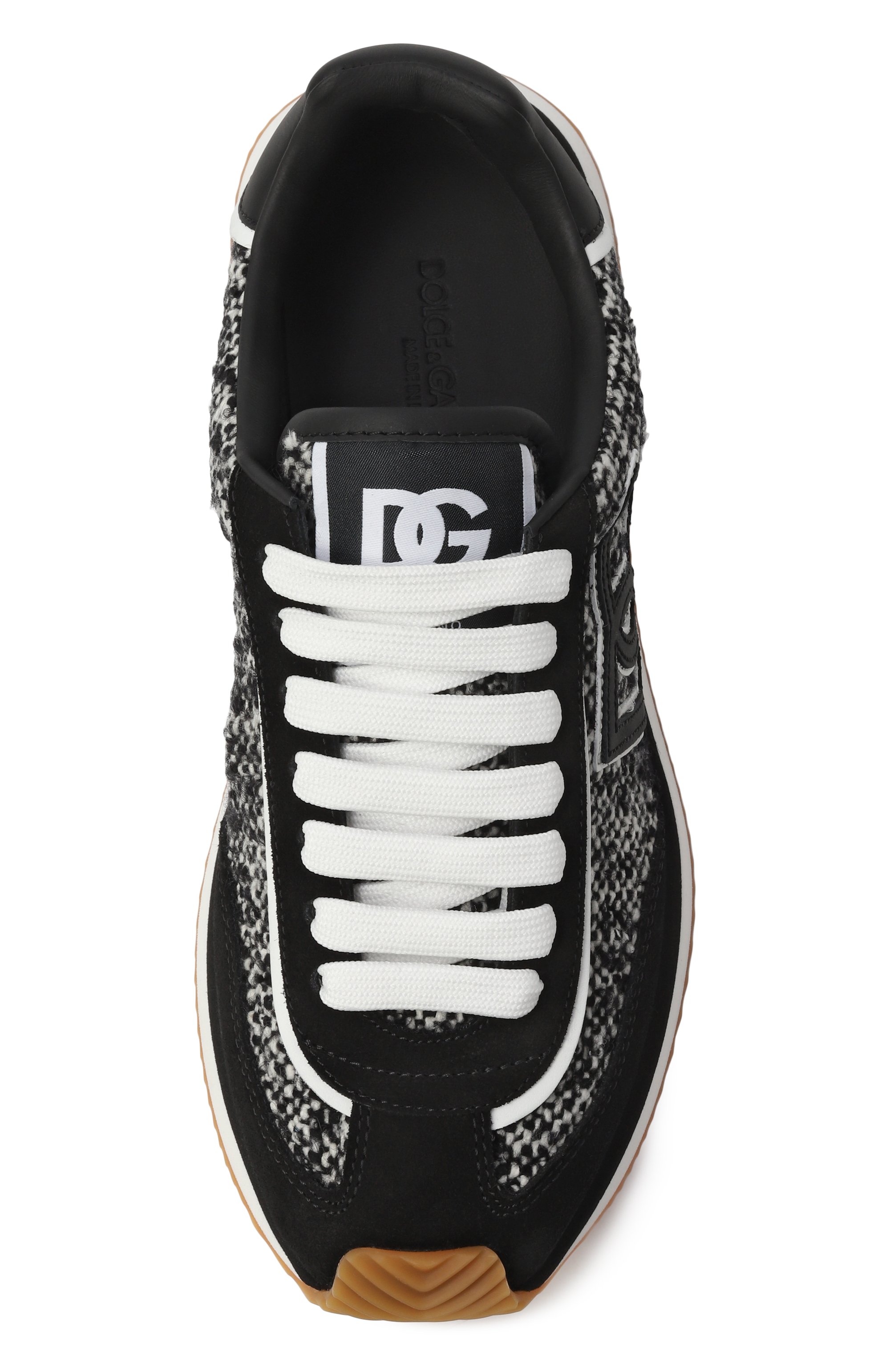 Комбинированные кроссовки dg cushion DOLCE & GABBANA, арт. CK2288/AP452, фото 6