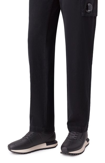 Кожаные кроссовки EMPORIO ARMANI, арт. EM003740/AF19726, фото 3