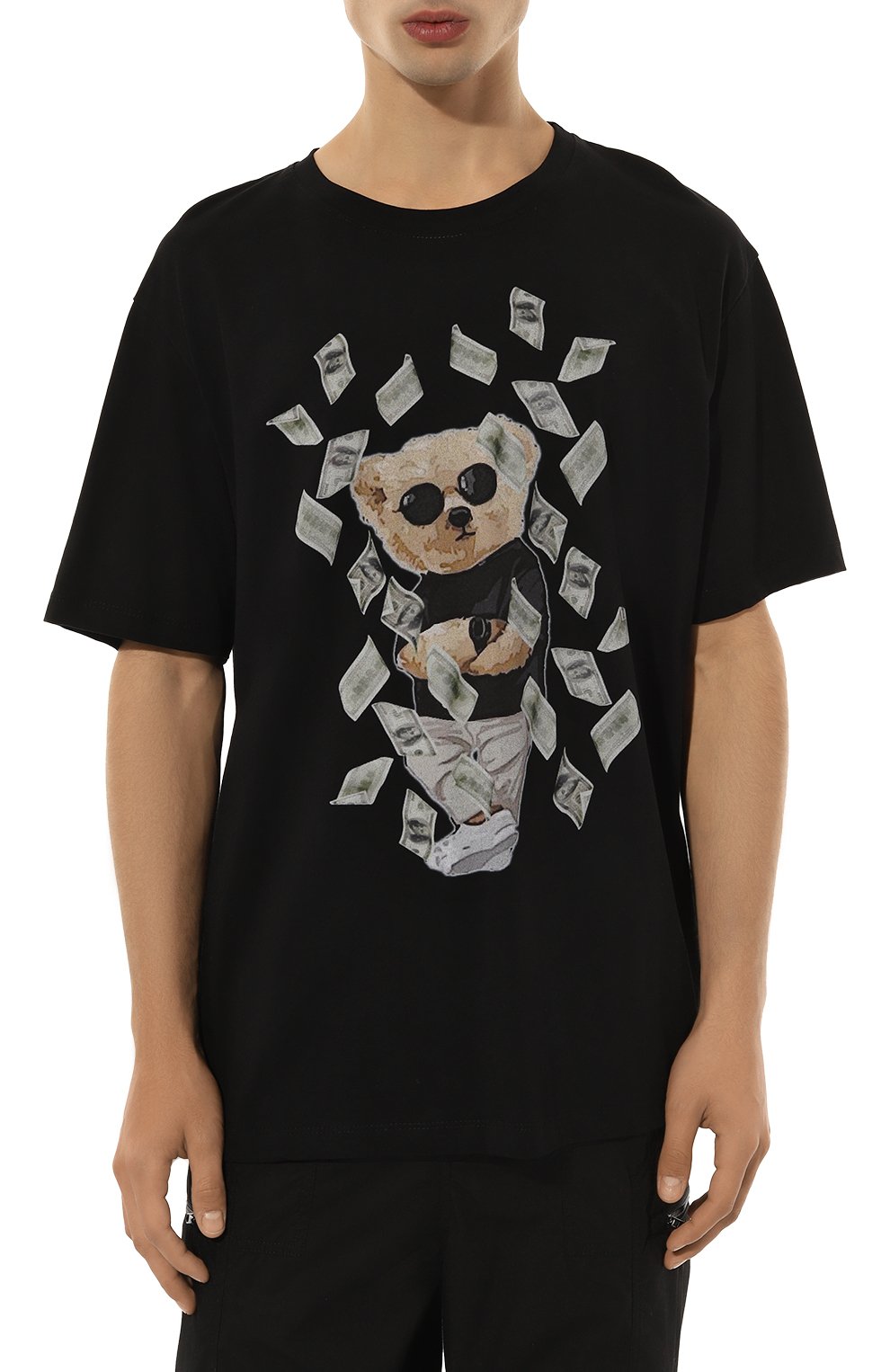 Хлопковая футболка BISIBIGLIO, арт. BLACK RICH TED, фото 3