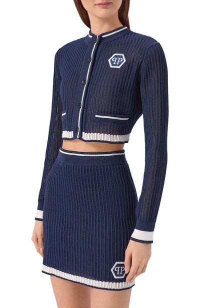 Хлопковый кардиган PHILIPP PLEIN, арт. SAFC WKQ0167 PKN002N, фото 3