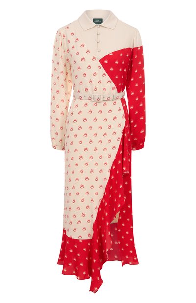 Женское шелковое платье AKHMADULLINA, арт. 1125.5D413.1/S009.1