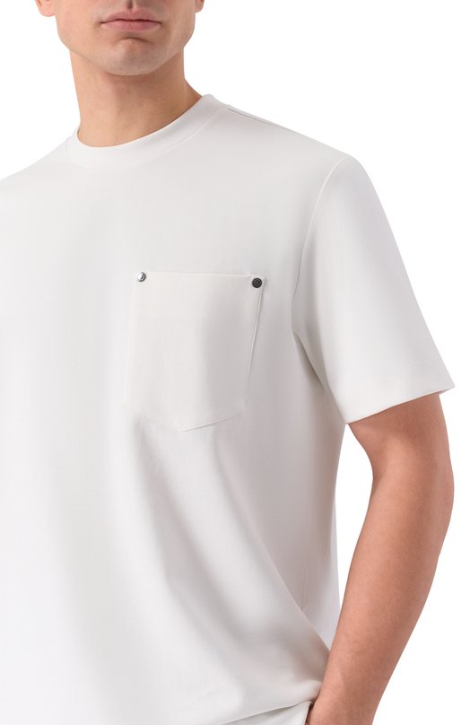 Хлопковая футболка Bogner 58181046 Белый  58181046 Фото 5