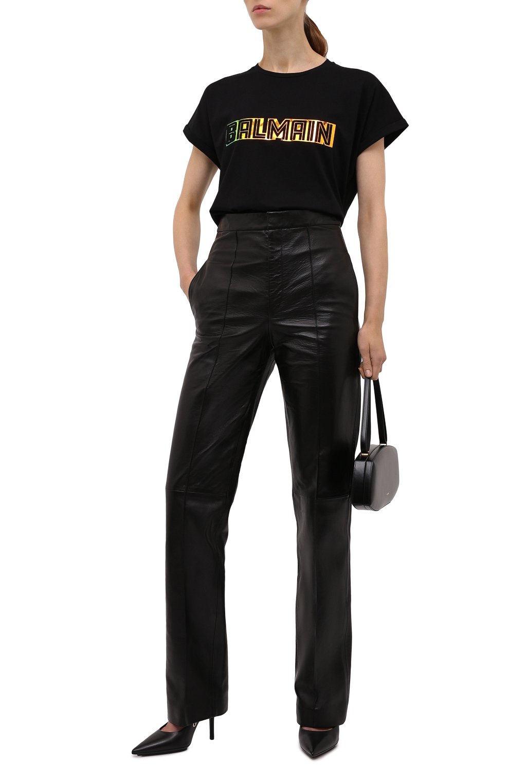 Хлопковая футболка BALMAIN, арт. WF0EF010/B098, фото 2