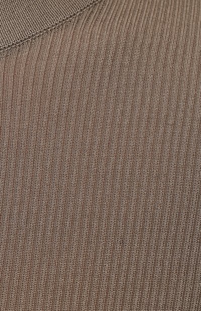 Шелковая водолазка SAINT LAURENT серого цвета по цене 112500 руб., арт. 654478/Y75AI, фото 5 Шелковая водолазка SAINT LAURENT, арт. 654478/Y75AI, фото 5