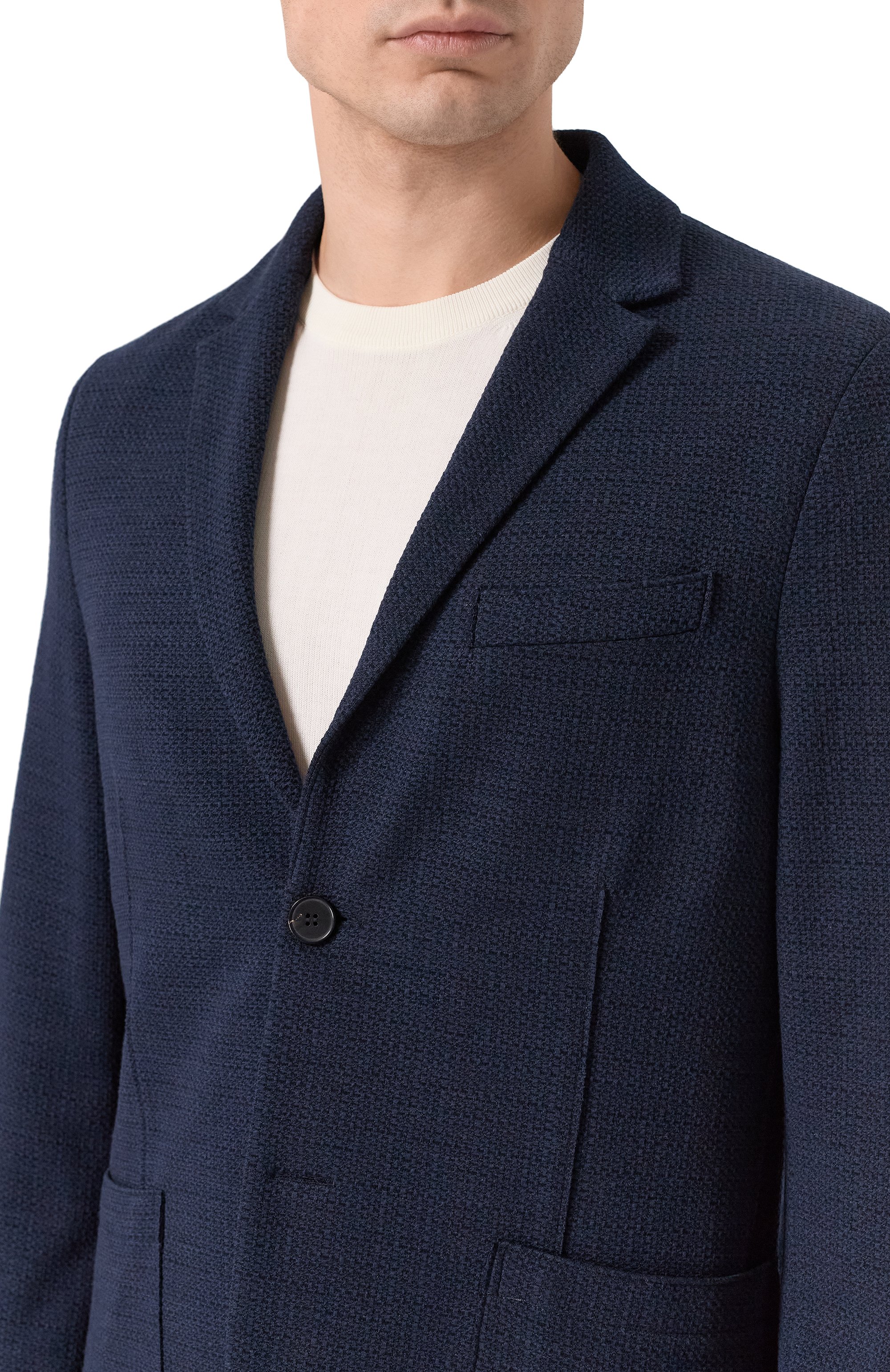 Пиджак из шерсти и шелка HARRIS WHARF LONDON, арт. CL8P22PPM/PPM, фото 5