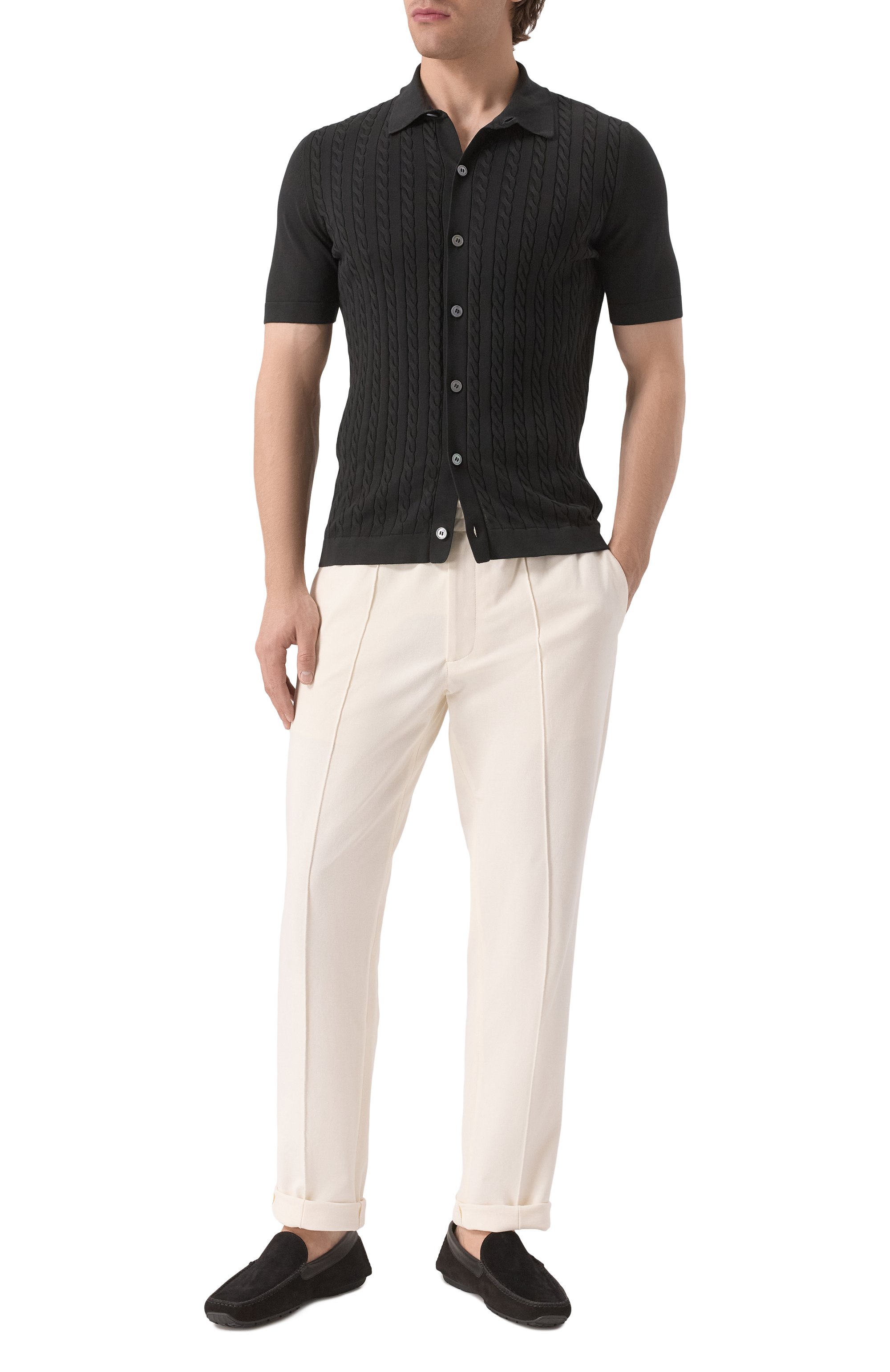 Хлопковая рубашка GRAN SASSO, арт. 57173/18167, фото 2