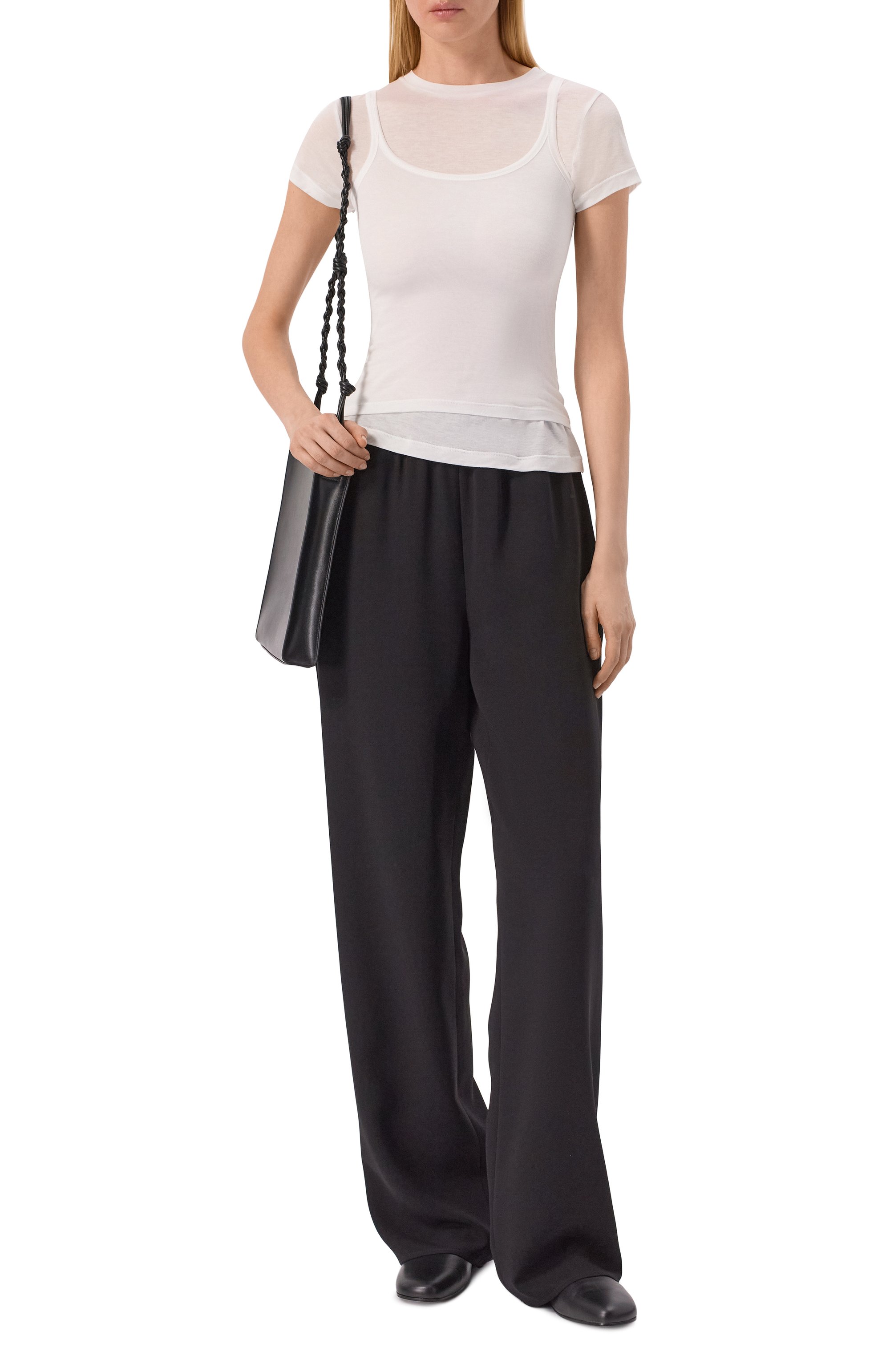 Майка AYA MUSE белого цвета по цене 13550 руб., арт. AMBR2543_001, фото 2 Майка AYA MUSE, арт. AMBR2543_001, фото 2