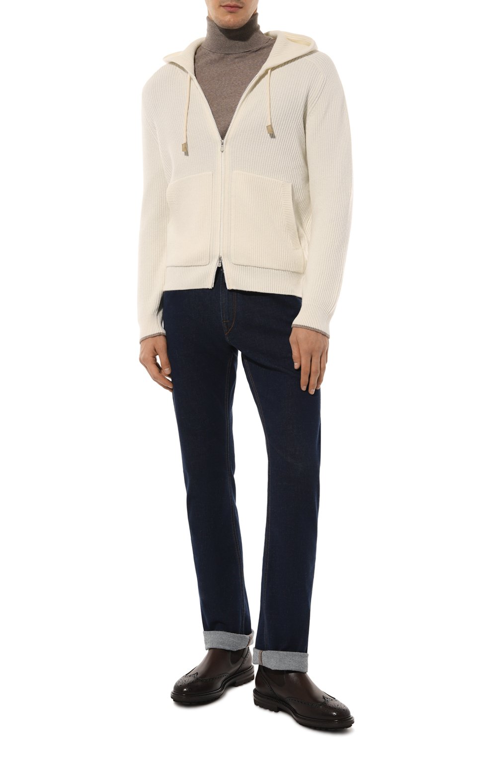 Толстовка из шерсти и кашемира GRAN SASSO, арт. 23168/19645, фото 2