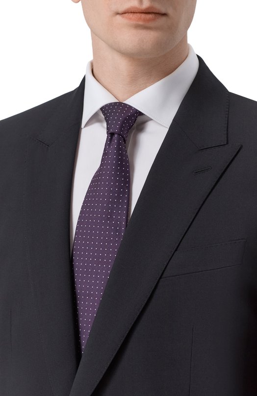 Шелковый галстук Alessandro Gherardi CRAVATTA-C/1007 Фиолетовый  CRAVATTA-C/1007 Фото 2
