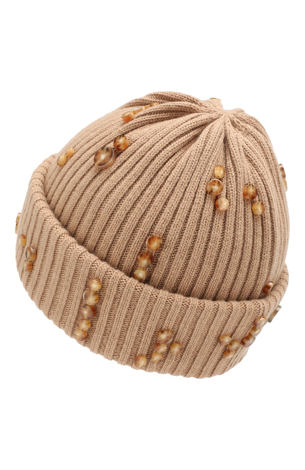 Шерстяная шапка BURBERRY бежевого цвета по цене 49750 руб., арт. 8021585, фото 2 Шерстяная шапка BURBERRY, арт. 8021585, фото 2