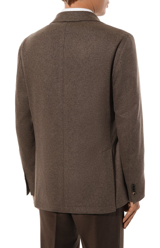 Кашемировый пиджак Sartoria Latorre JD74/JG158 Коричневый  JD74/JG158 Фото 6