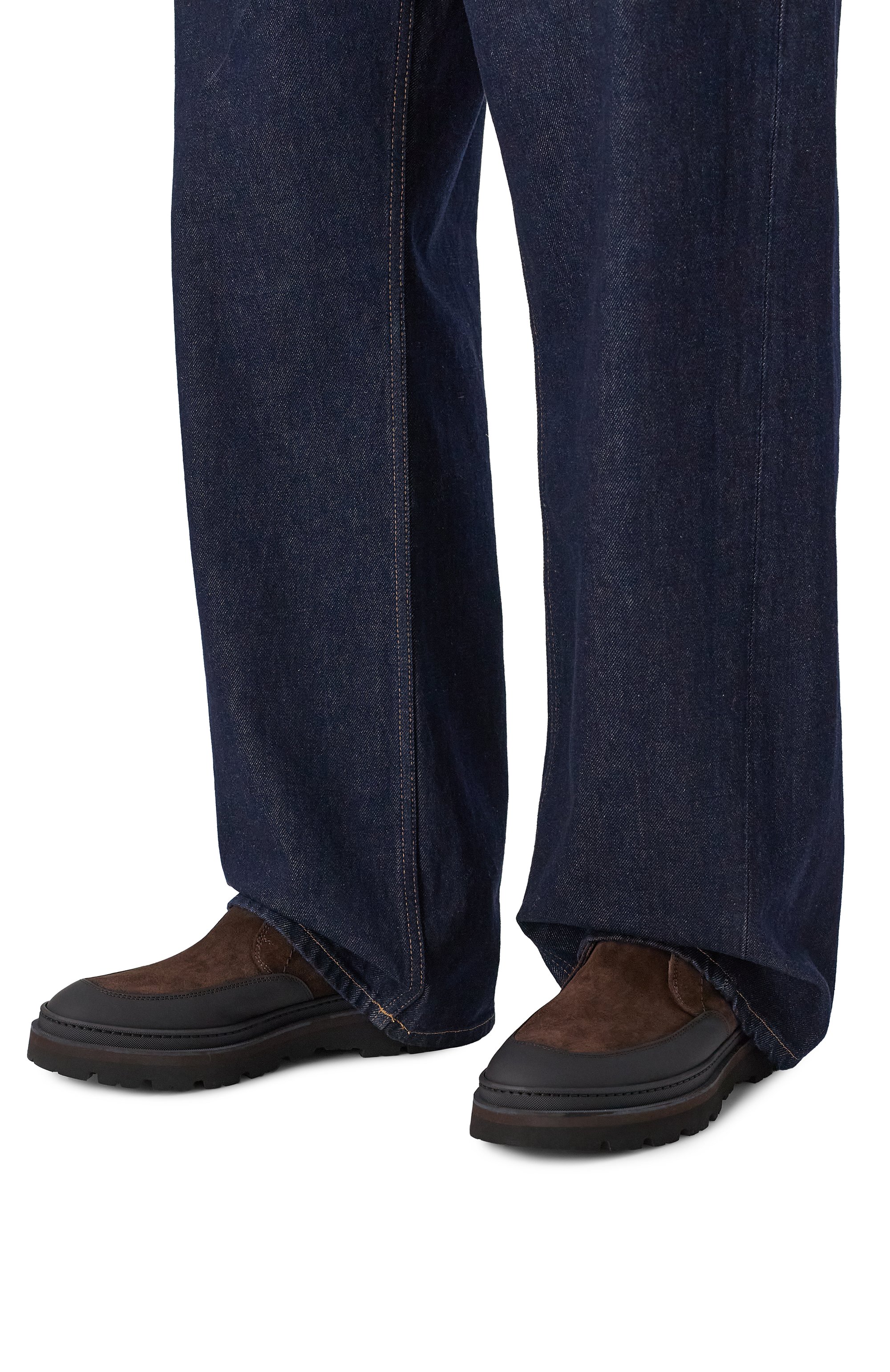 Замшевые ботинки nudd BLU BARRETT темно-коричневого цвета по цене 64500 руб., арт. NUD-13152.6, фото 3 Замшевые ботинки nudd BLU BARRETT, арт. NUD-13152.6, фото 3