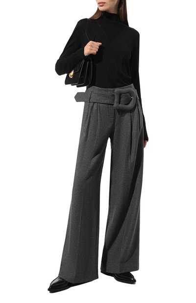 Шерстяные брюки DOROTHEE SCHUMACHER серого цвета по цене 69950 руб., арт. 340133, фото 2 Шерстяные брюки DOROTHEE SCHUMACHER, арт. 340133, фото 2