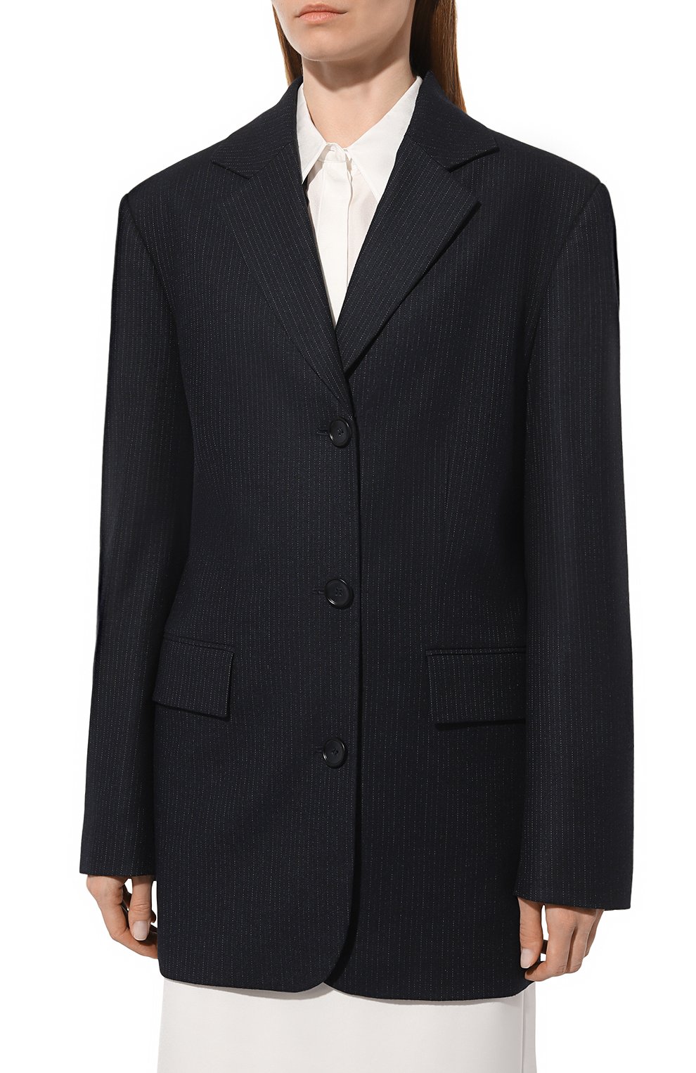 Шерстяной жакет LUDA NIKISHINA, арт. BI/OFFICE/BLUE, фото 3