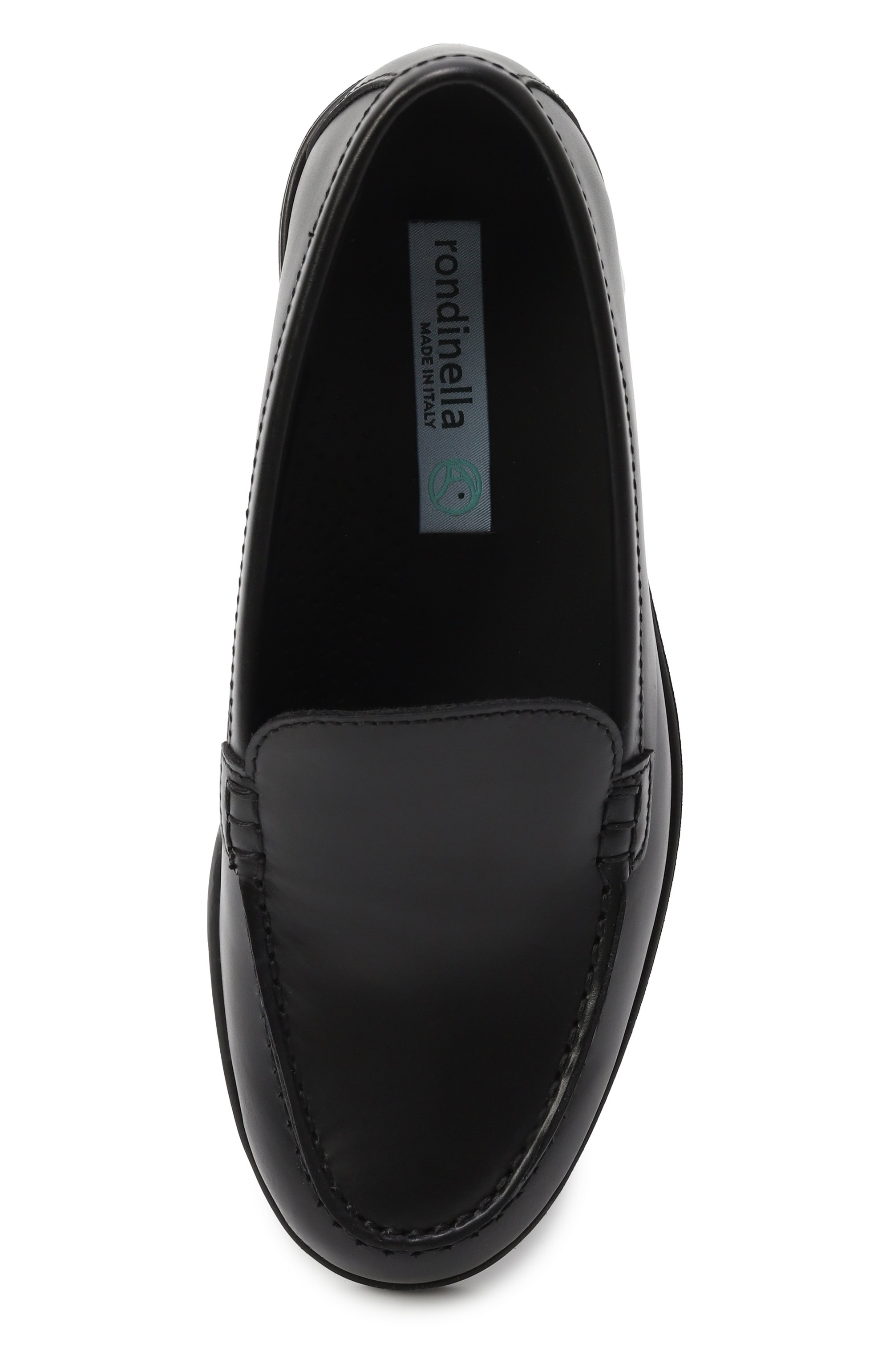 Кожаные лоферы RONDINELLA, арт. 12246-1Q/G0MMA/30, фото 4