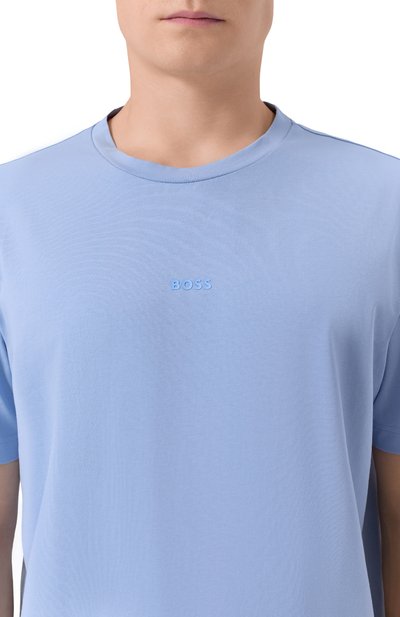 Хлопковая футболка BOSS ORANGE, арт. 50473278, фото 5