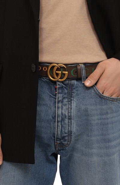 Кожаный ремень GUCCI, арт. 414516 UUMAT, фото 2
