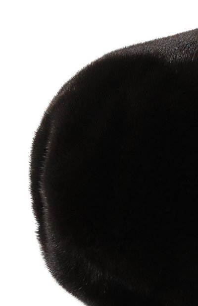 Меховой берет из норки FURLAND черного цвета по цене 83600 руб., арт. 0003800110129300000, фото 4 Меховой берет из норки FURLAND, арт. 0003800110129300000, фото 4
