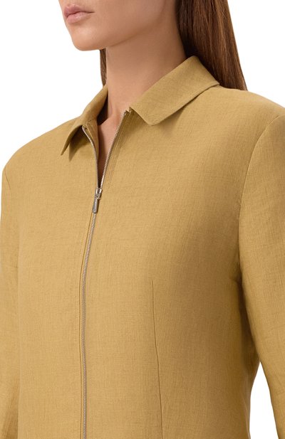 Льняной жакет 12 STOREEZ, арт. 137558, фото 5