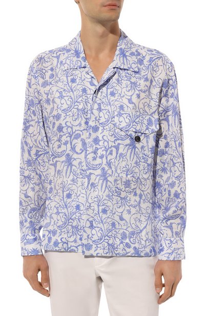 Льняная рубашка KITON, арт. UMC030H08902, фото 3