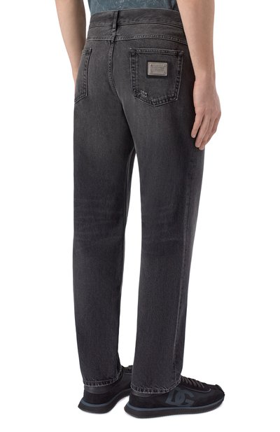 Джинсы luxury DOLCE & GABBANA темно-серого цвета по цене 89950 руб., арт. GYQFCD/G80M9, фото 4 Джинсы luxury DOLCE & GABBANA, арт. GYQFCD/G80M9, фото 4