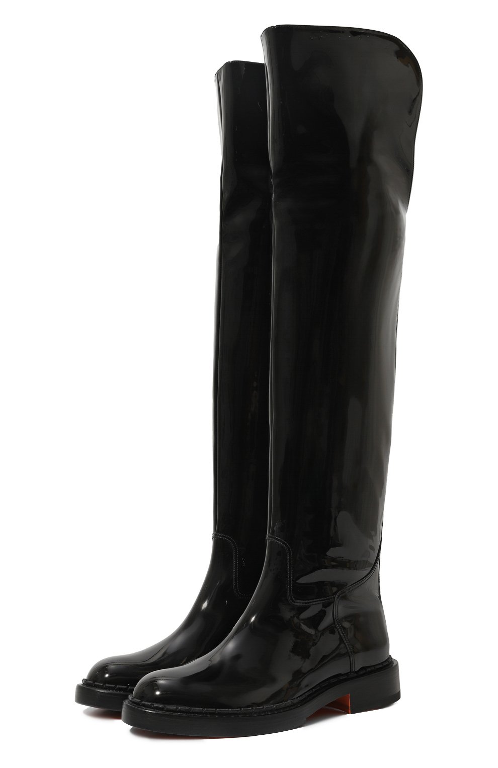 Кожаные ботфорты SANTONI, арт. WSAL70563BJ2TSQ9, фото 1