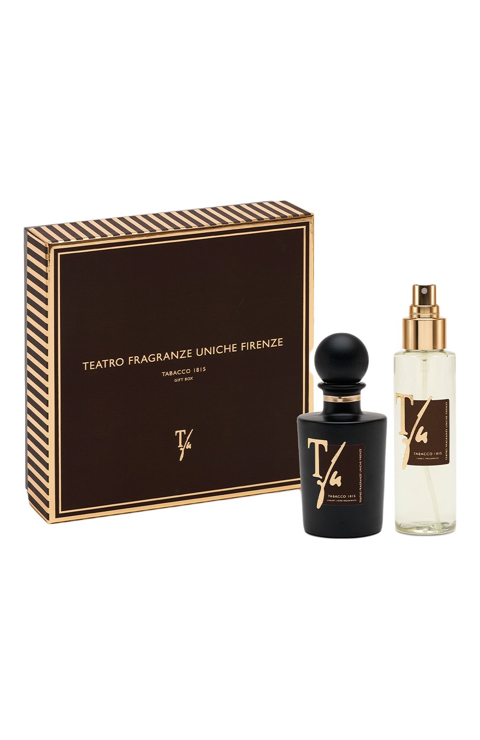 Подарочный набор tabacco 1815 luxury collection mini sinfonia (2x100ml) TEATRO бесцветного цвета по цене 8250 руб., арт. GIFTBOX-TATFU.23, фото 1 Подарочный набор tabacco 1815 luxury collection mini sinfonia (2x100ml) TEATRO, арт. GIFTBOX-TATFU.23, фото 1