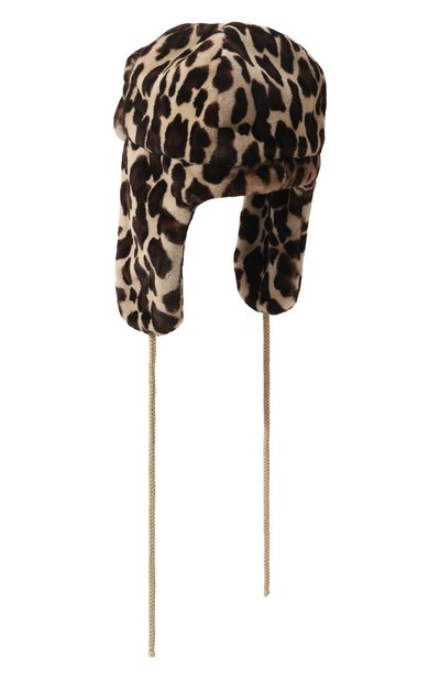 Шапка-ушанка leo FLASHIN леопардового цвета по цене 16630 руб., арт. FF24L, фото 3 Шапка-ушанка leo FLASHIN, арт. FF24L, фото 3