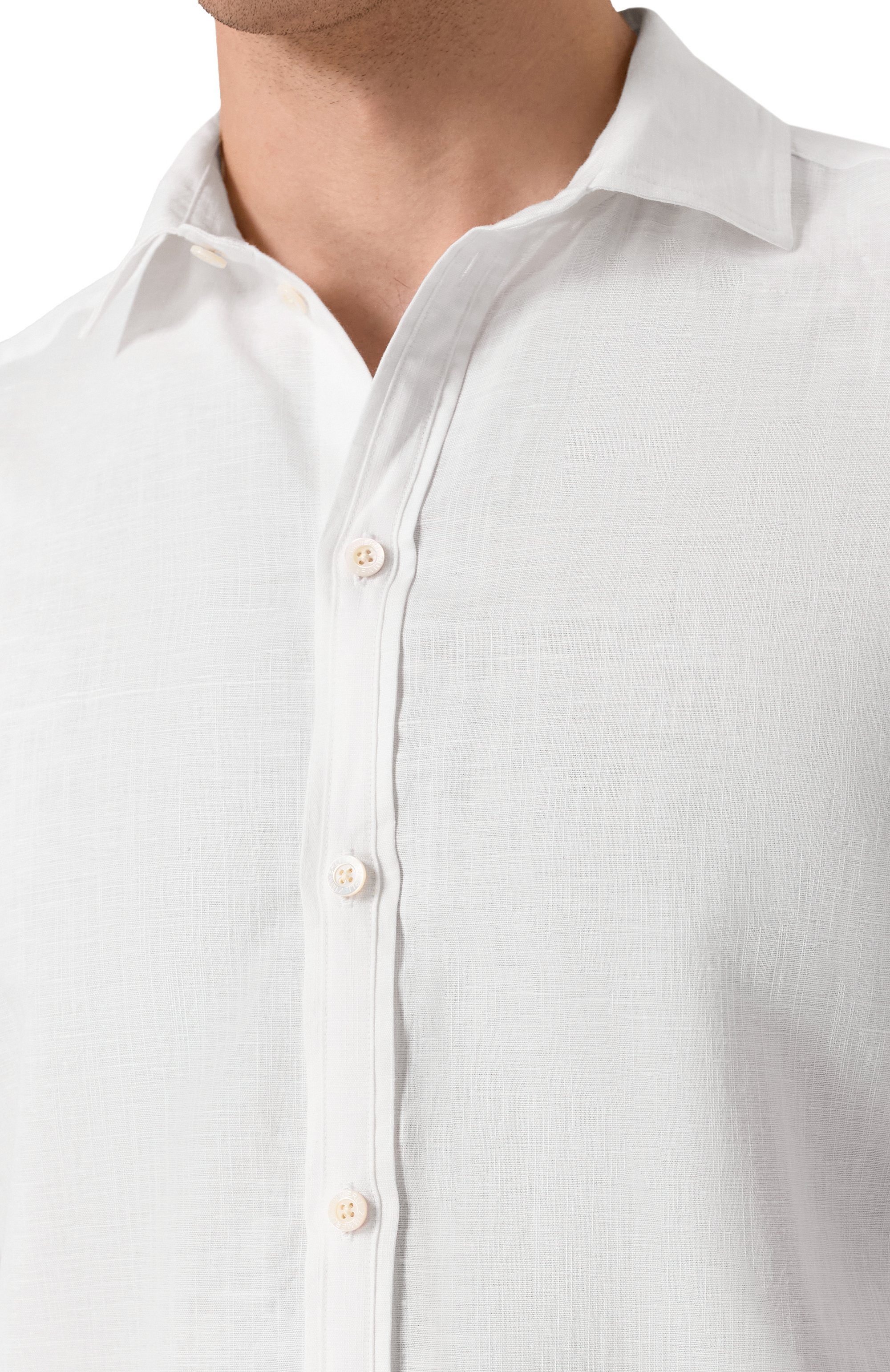 Рубашка изо льна и хлопка ZIMMERLI, арт. 23202, фото 5