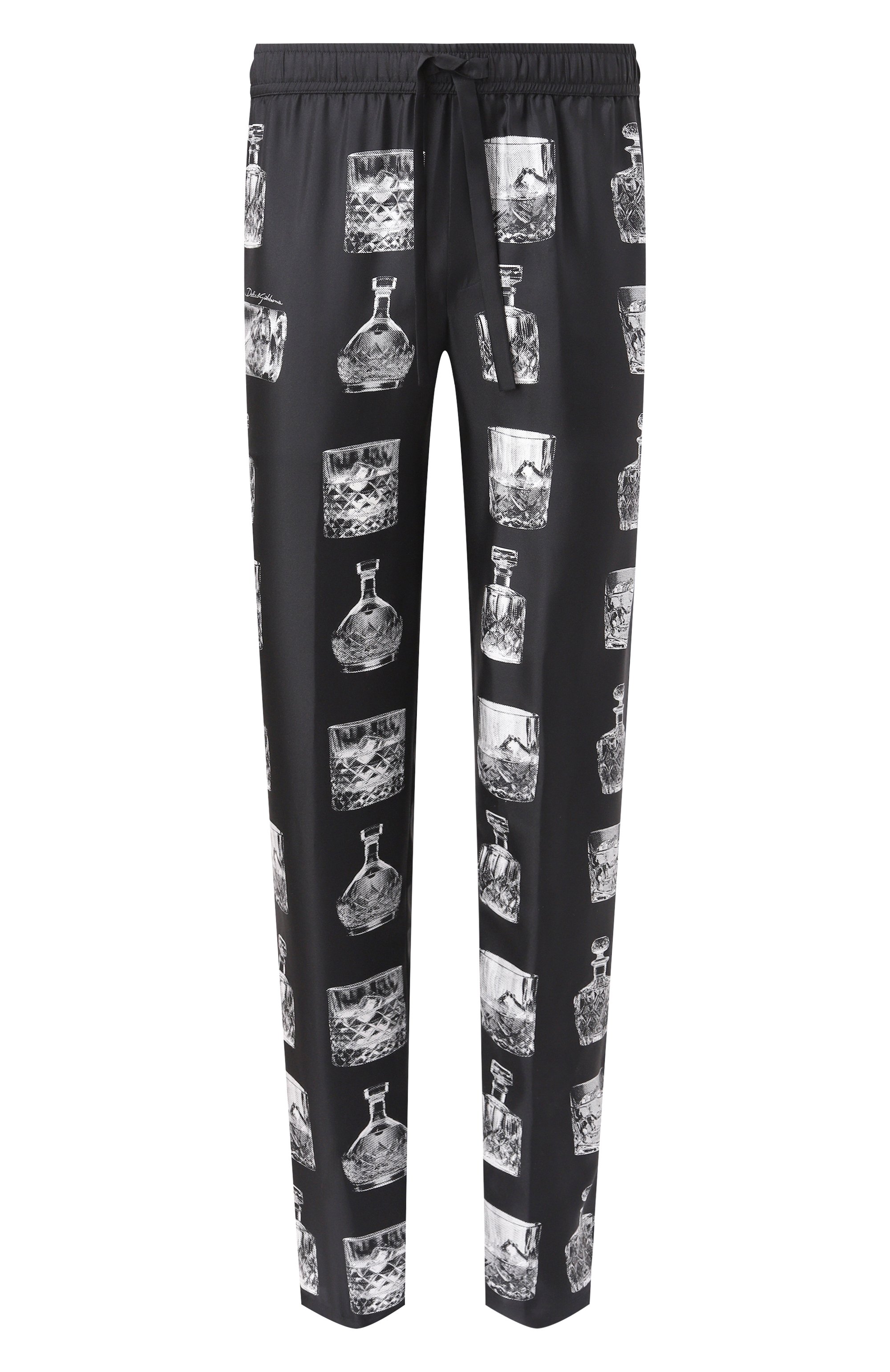 Шелковые домашние брюки DOLCE & GABBANA, арт. GVCRAT/HI1V0, фото 1
