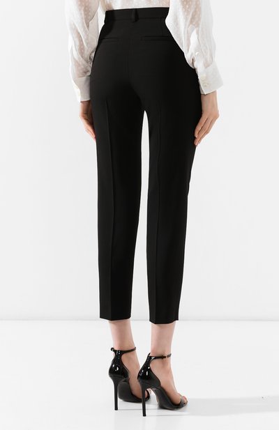 Укороченные брюки REDVALENTINO черного цвета по цене 21750 руб., арт. SR3RB0B0/00J, фото 4 Укороченные брюки REDVALENTINO, арт. SR3RB0B0/00J, фото 4