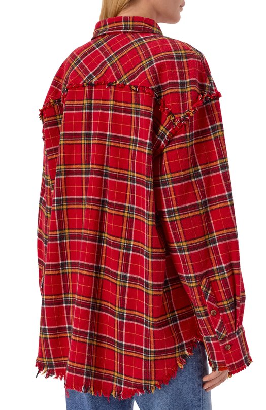 Хлопковая рубашка Addicted AD1515 Красный  AD1515 Фото 4