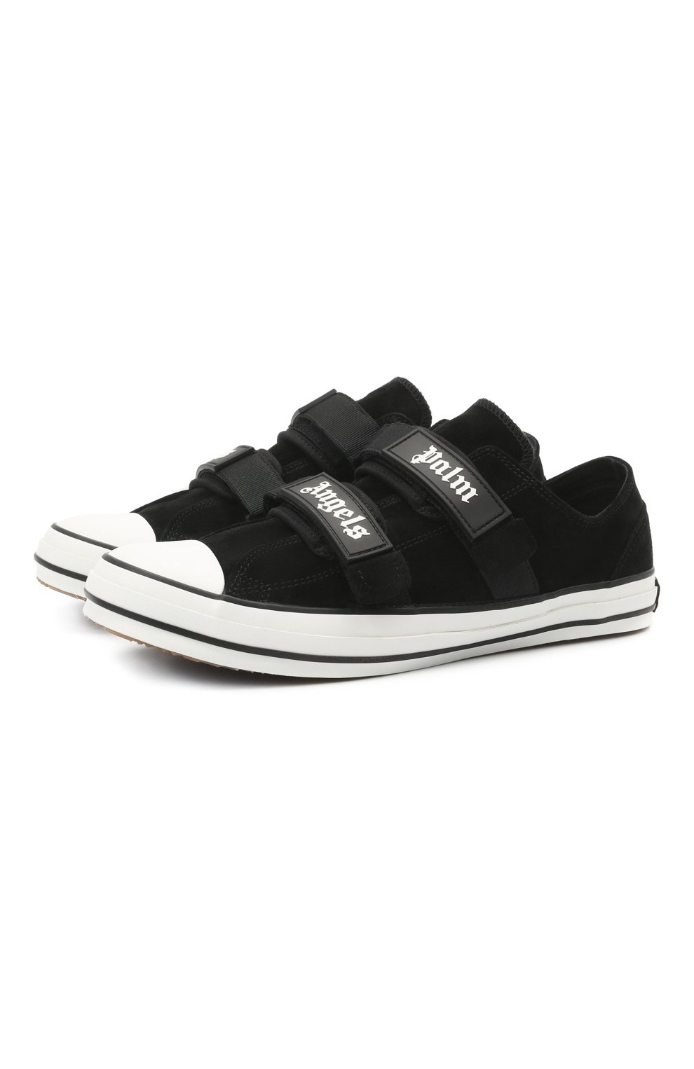 Замшевые кеды PALM ANGELS, арт. PMIA034R21LEA0021001, фото 1