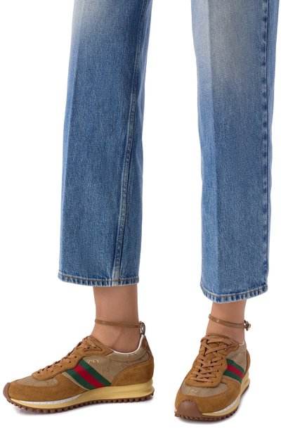 Комбинированные кроссовки re-motion GUCCI, арт. 840291/AAEZM, фото 2