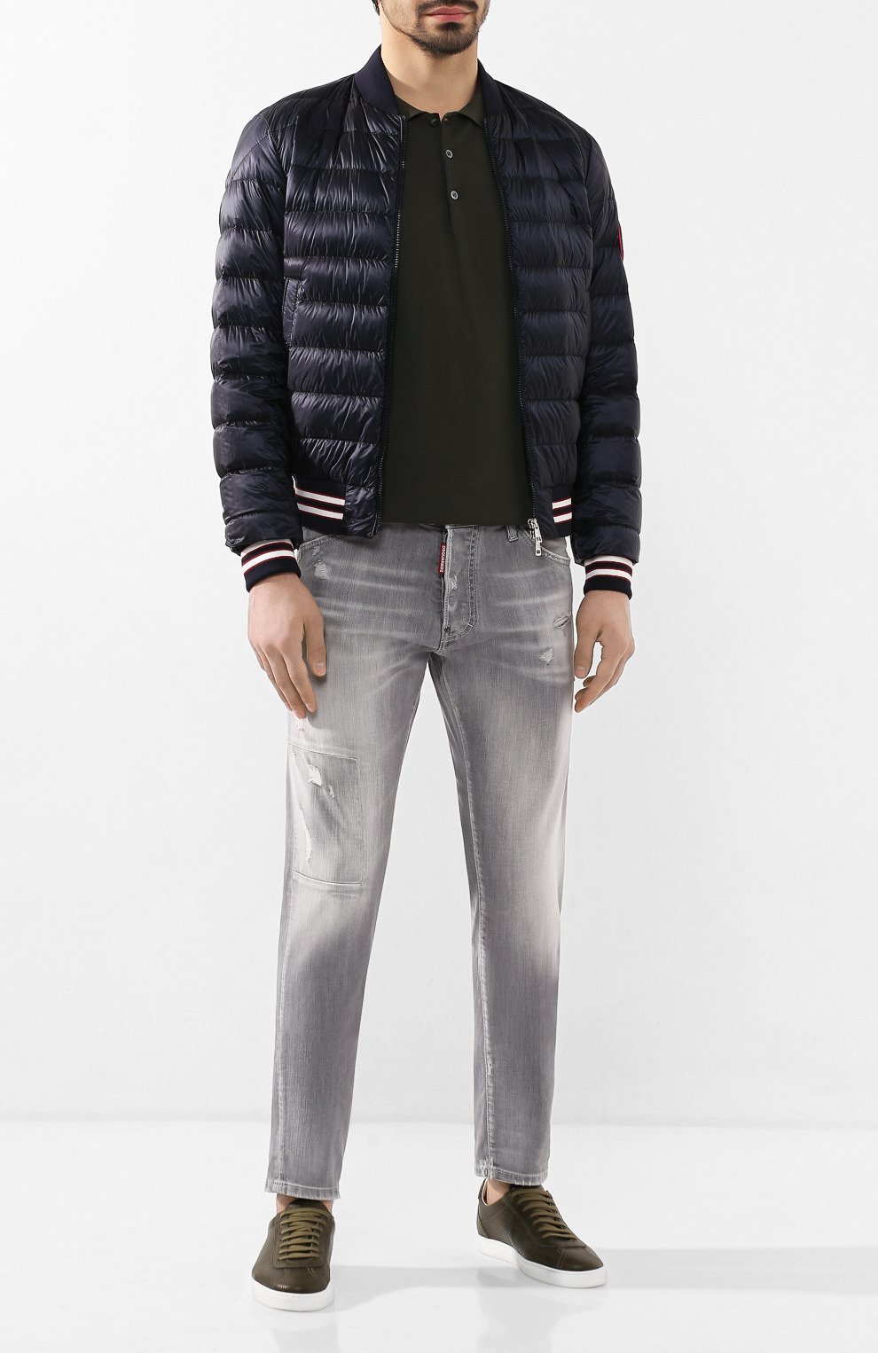 Кожаные кеды DOUCAL'S, арт. DU2650MANAUZ109IV17, фото 2