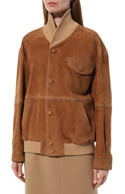 Замшевый бомбер GUCCI, арт. 635409 XNAKM, фото 3