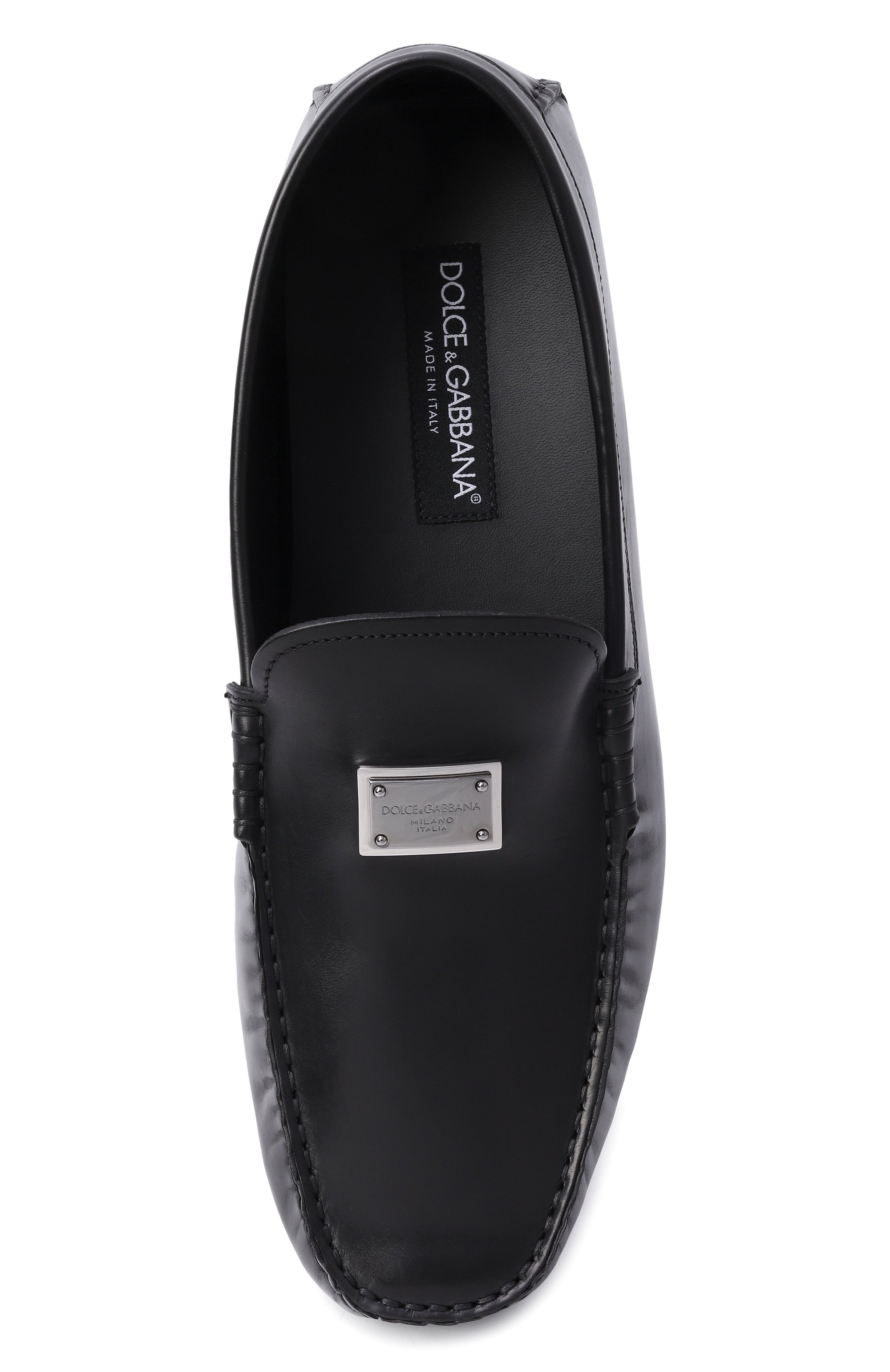 Кожаные мокасины dg driver DOLCE & GABBANA черного цвета по цене 89950 руб., арт. A50596/A0065, фото 5 Кожаные мокасины dg driver DOLCE & GABBANA, арт. A50596/A0065, фото 5