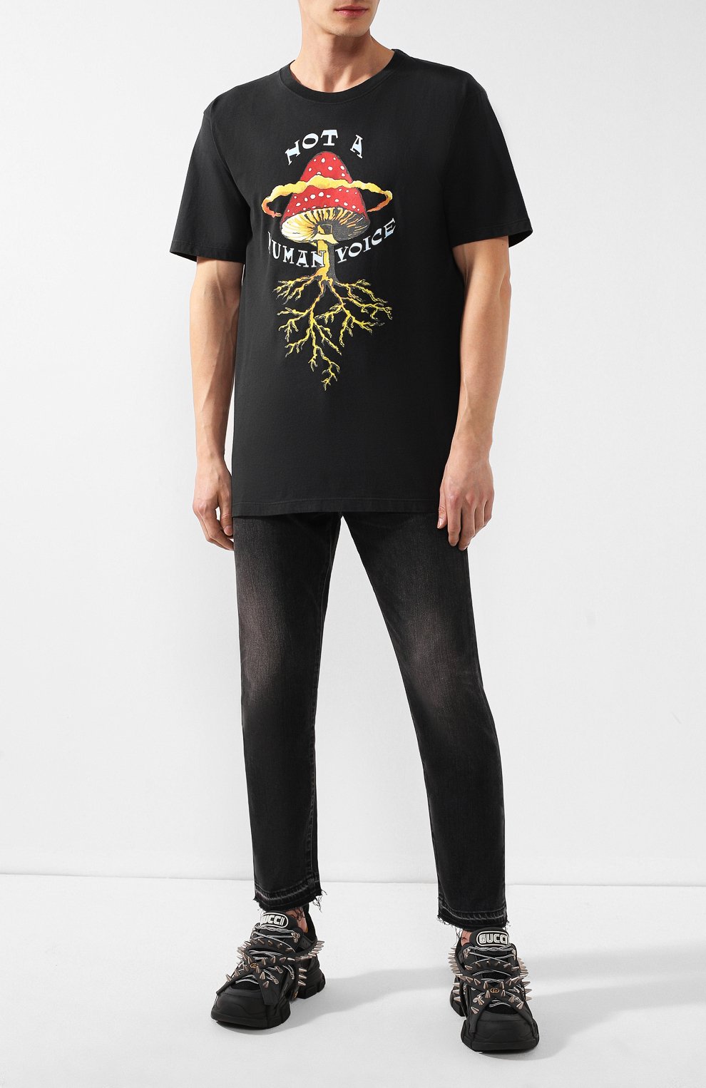 Комбинированные кроссовки flashtrek GUCCI, арт. 576626/9Y070, фото 2