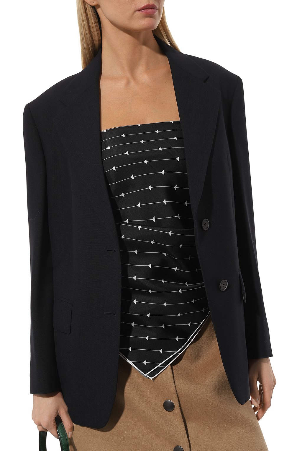 Шелковый платок PRADA, арт. 1FF001-2DTR-F0967, фото 2