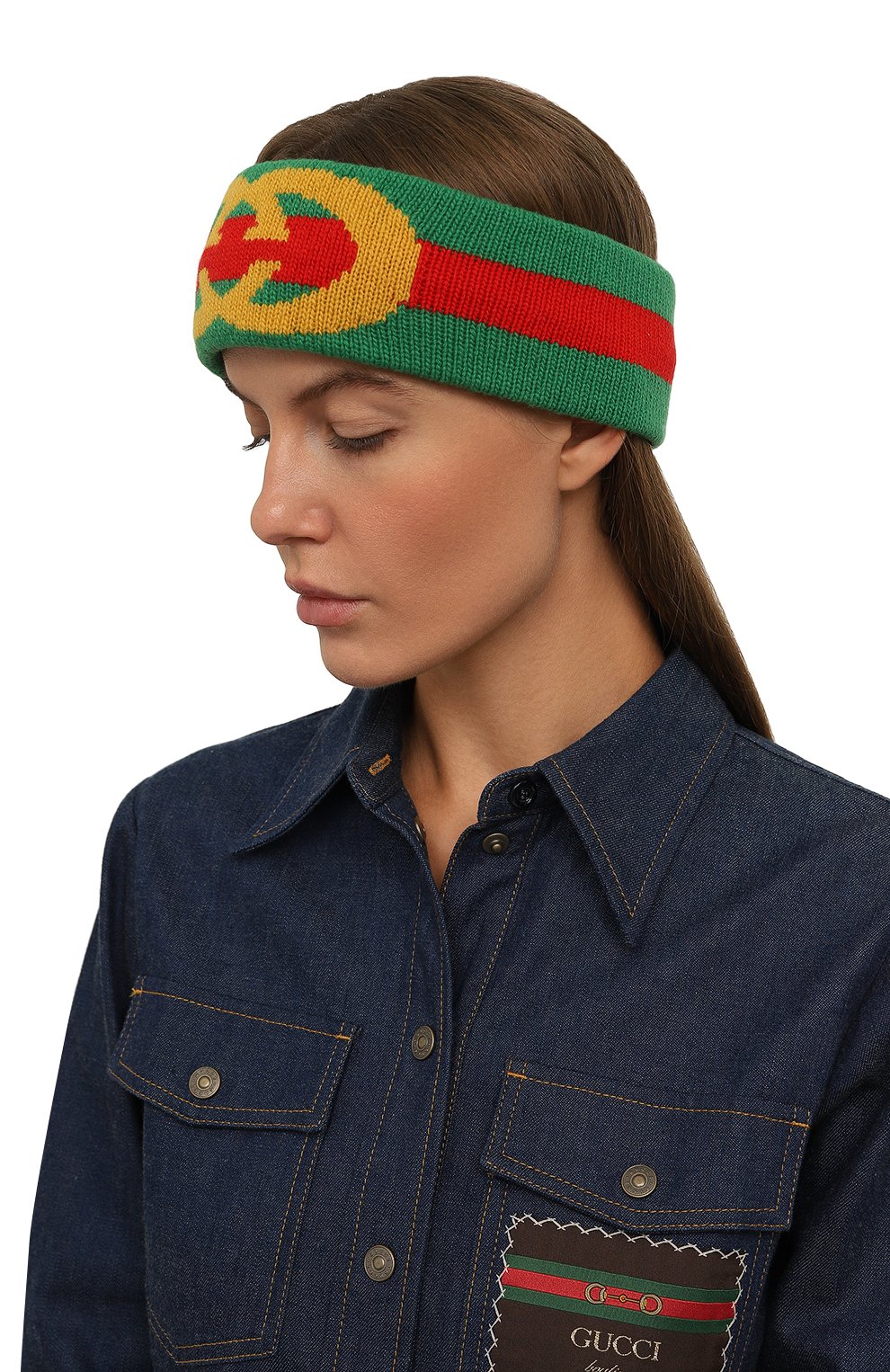 Повязка на голову GUCCI, арт. 524753 3GA58, фото 2