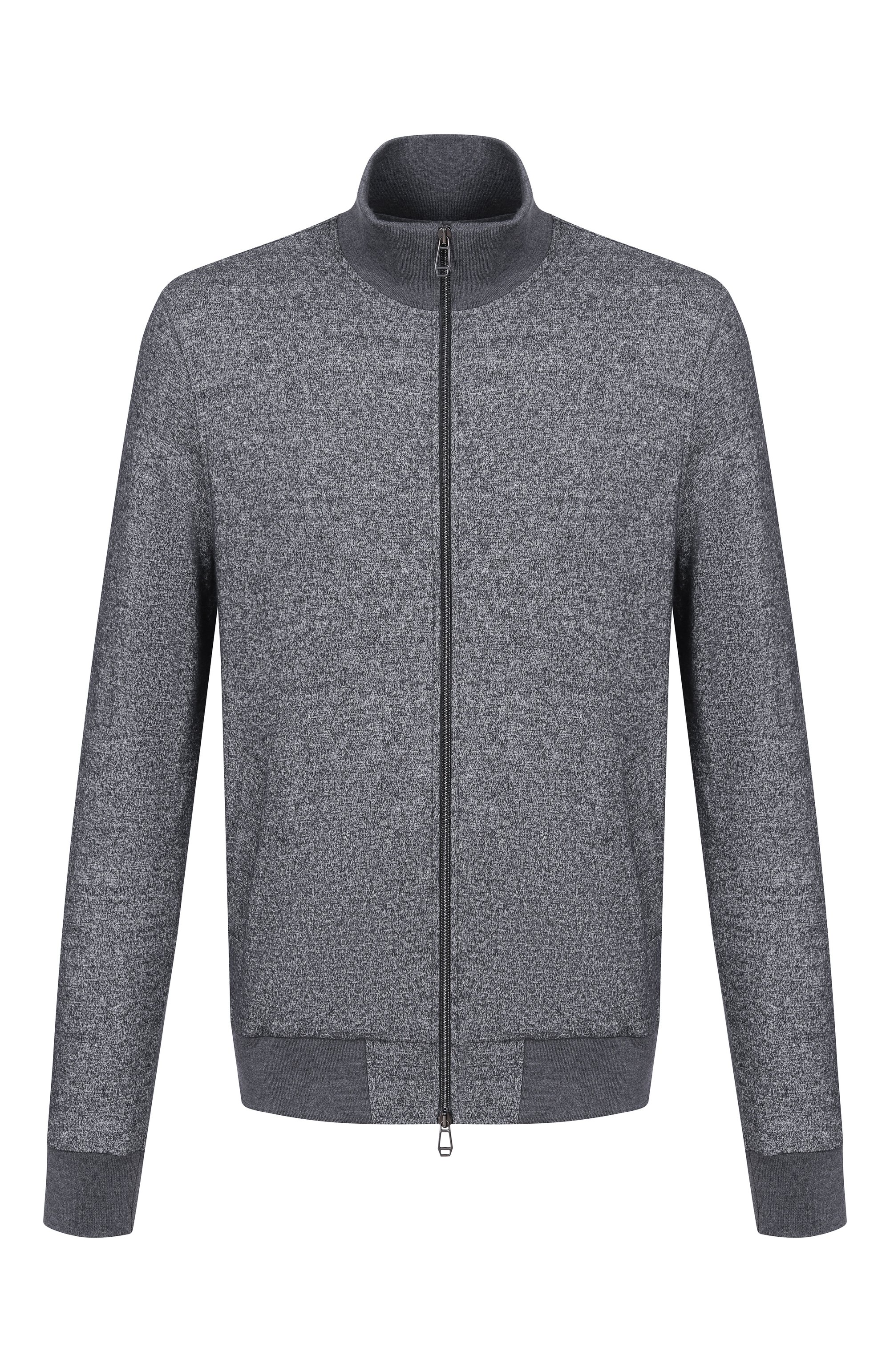 Кардиган из шерсти и шелка MVST темно-серого цвета по цене 158000 руб., арт. 17M468/SS00, фото 1 Кардиган из шерсти и шелка MVST, арт. 17M468/SS00, фото 1